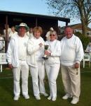 Littlehampton Centenary GC Tournament: The winning team: Alan Cottle, Avril Rangoni-Macchiavelli, Daphne and David Gaitley